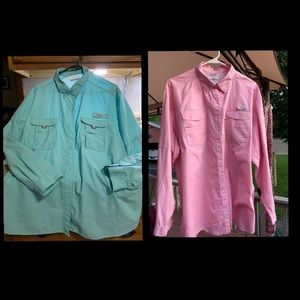 2 Columbia shirts